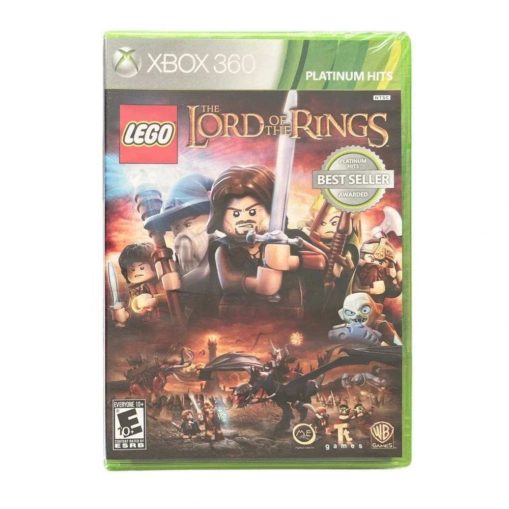 LEGO The Lord of the Rings Xbox 360 Platinum Hits New Factory Sealed NTSC